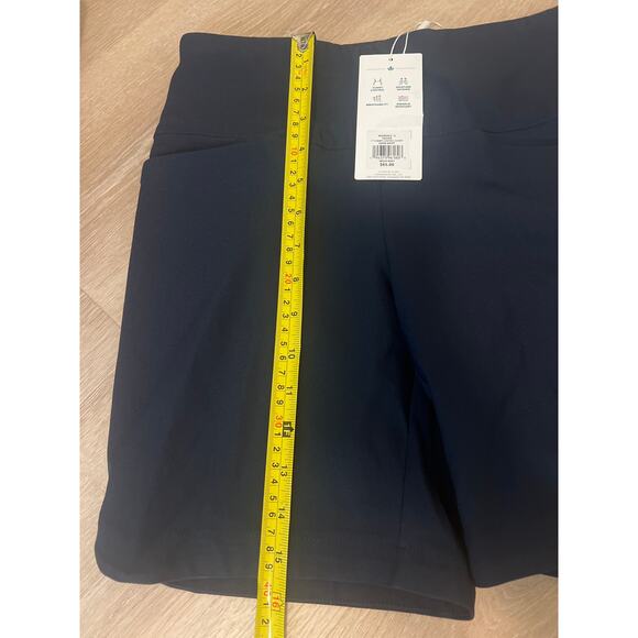 NWT Women's Lady Hagen 7" Inseam Pull On Tummy Control Navy Blue Shorts Size S - Picture 5 of 10